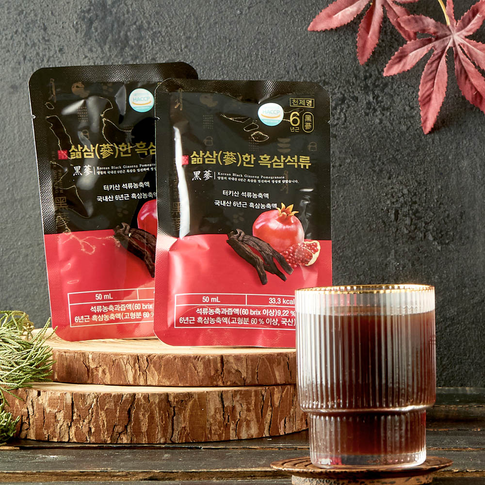 삶삼한 흑삼석류 (50ml * 30포)